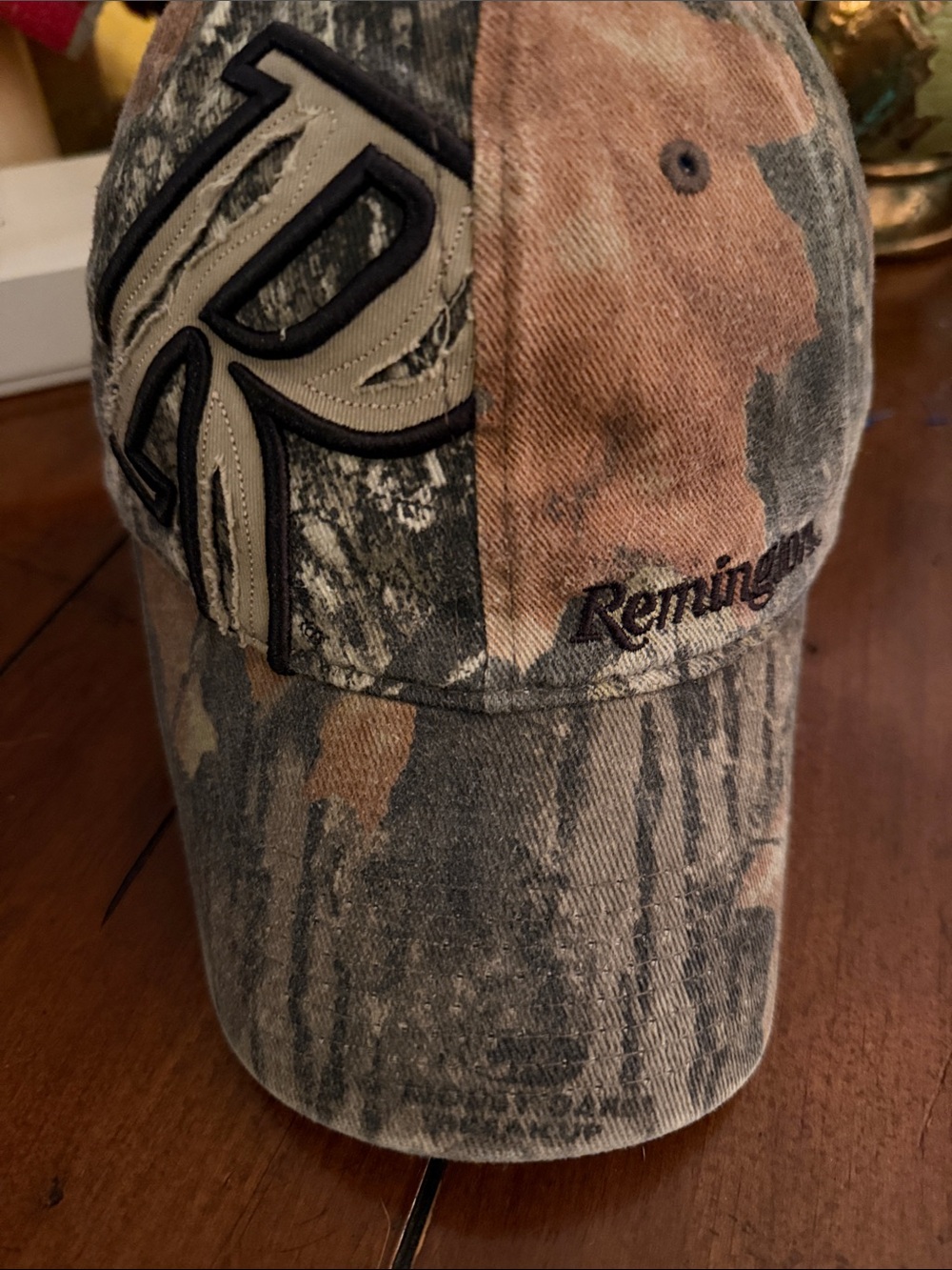 Remington Camo Baseball Cap in Green and Brown